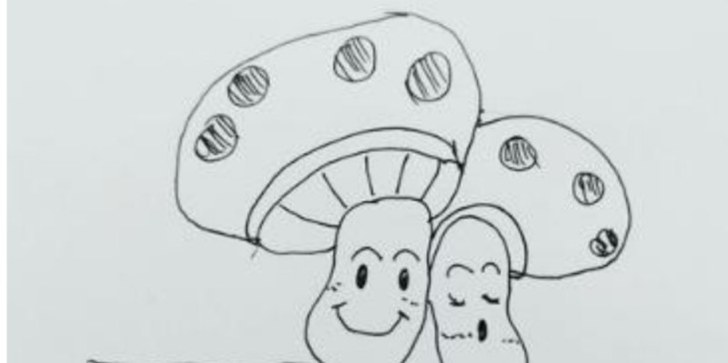 怎样画蘑菇的简笔画 - 汇30资讯